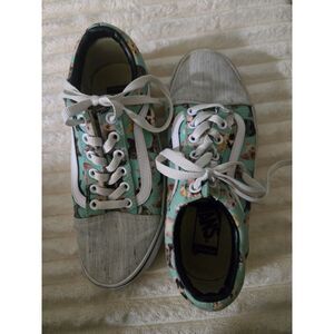 Cat print Vans size 6